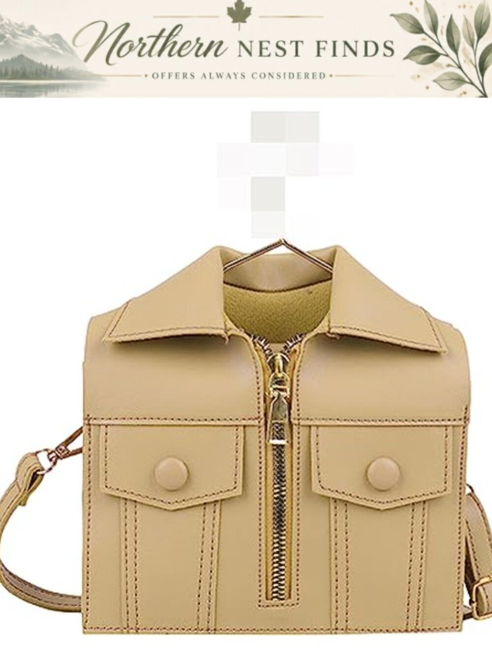PU Leather Shirt Shaped Shoulder Bag Novelty Purse Handbag